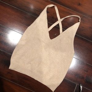 Forever 21 Beige Halter